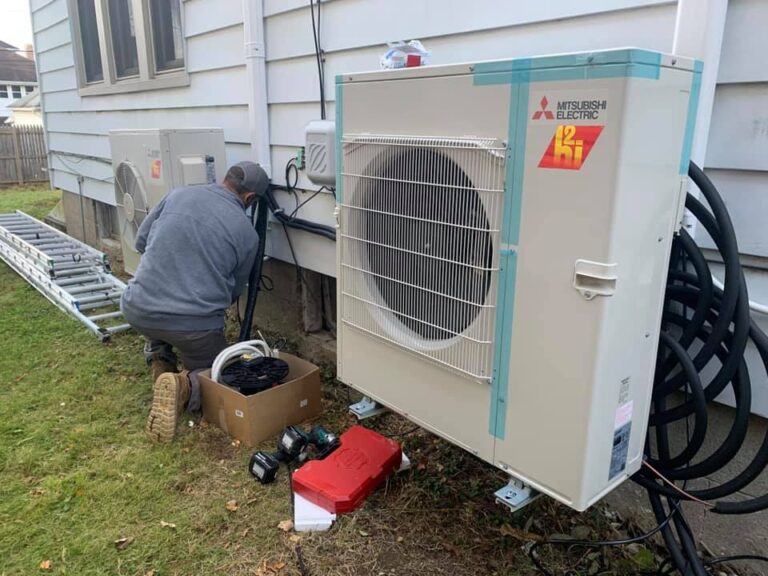 LCS comfort working on a mini-split installation