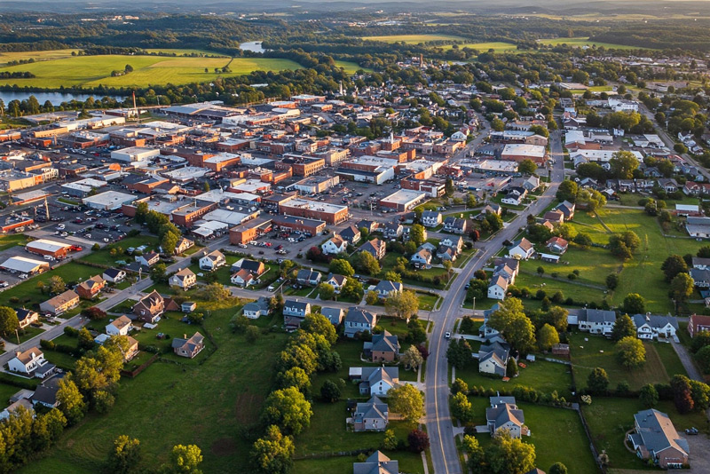hummelstown pa simulated drone image